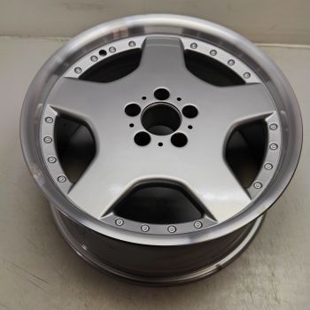P200 Replica AMG 5 Spoke 2 Piece Style Refurbished Monoblock Alloy Wheel 8.5 x 18
