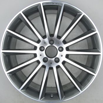 1664013200 AMG Mercedes 166 ML GL 14 Spoke Wheel 10 x 21