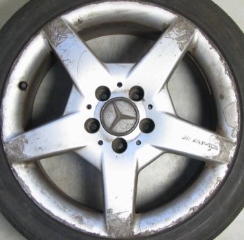 1714011402 AMG Mercedes 5 Spoke Wheel 7.5 x 17