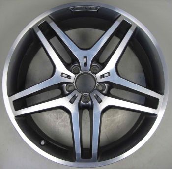 1664013700 AMG Mercedes 166 ML GL 5 Twin Spoke Wheel 9 x 21