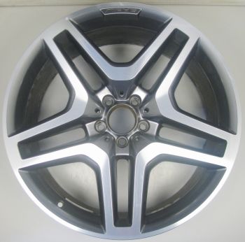 1664012502 AMG Mercedes 166 ML GL 5 Twin Spoke Wheel 10 x 21