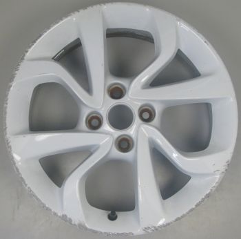 AAZD White Vauxhall Corsa E 4 Twin Spoke Wheel 6.5 x 16