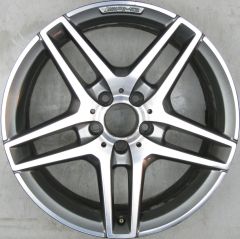 2124010400 AMG Mercedes IV 212 E-Class 5 Twin Spoke Wheel 9 x 18" ET54 X2269