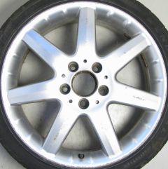 1684012502 Mercedes 168 A-Class 7 Spoke Wheel 7 x 17" ET49 Z10088 Tyre Removed